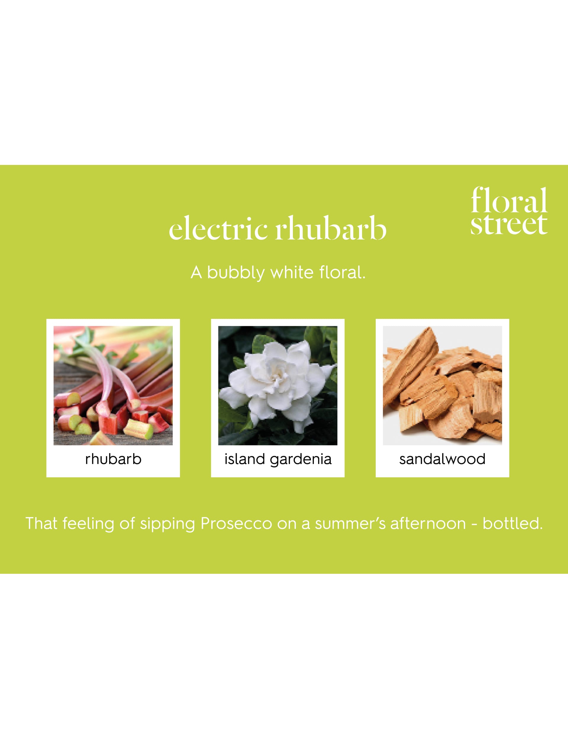 Floral Street Electric Rhubarb Eau de Parfum 50ml - British product