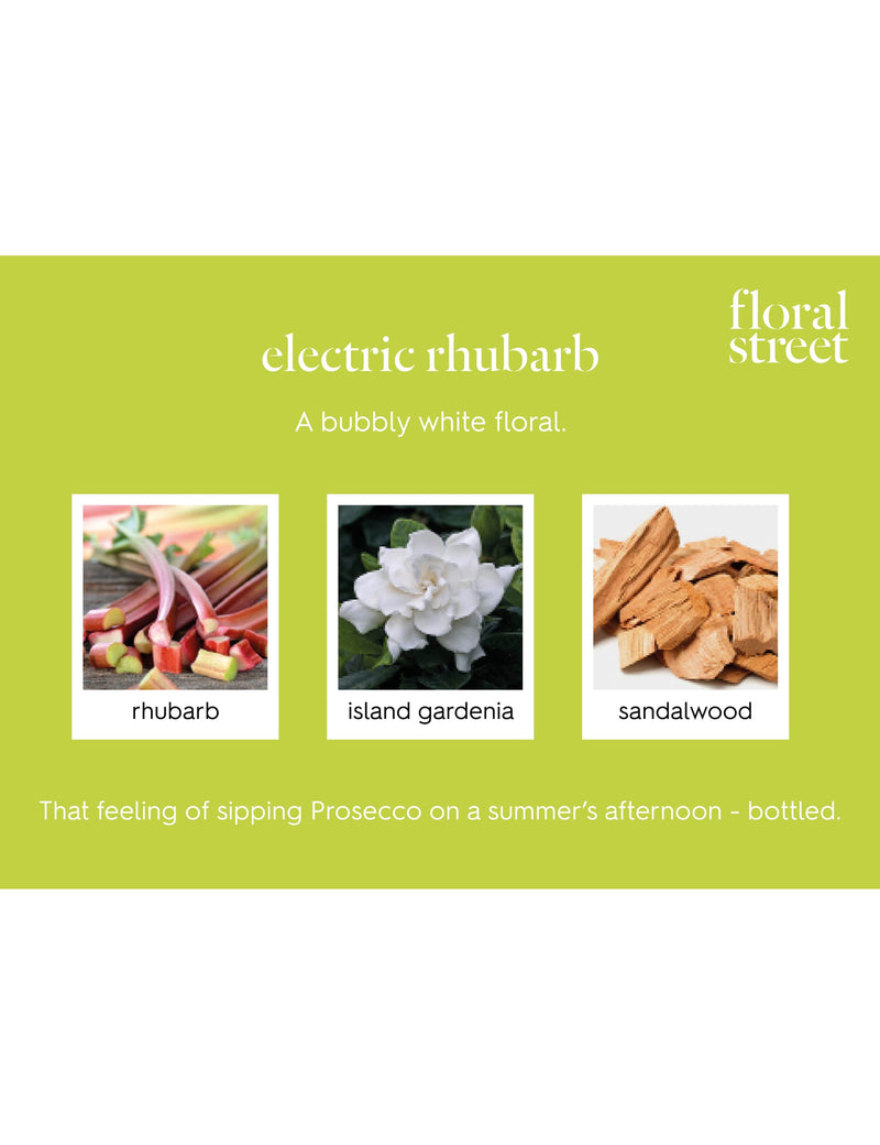 Floral Street Electric Rhubarb Eau de Parfum 50ml - British product