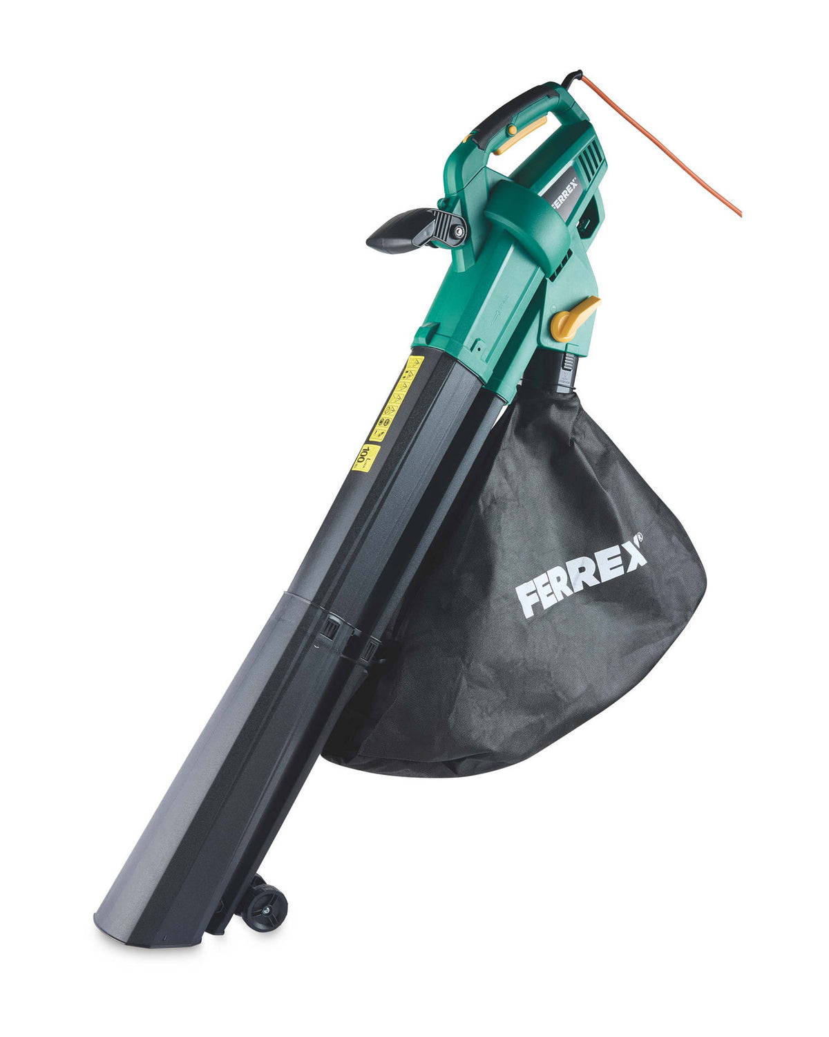 Electric leaf blower with vacuum and shredder functions - British product