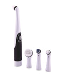 Electric scrubber cleaning tool with four heads, (British brand)