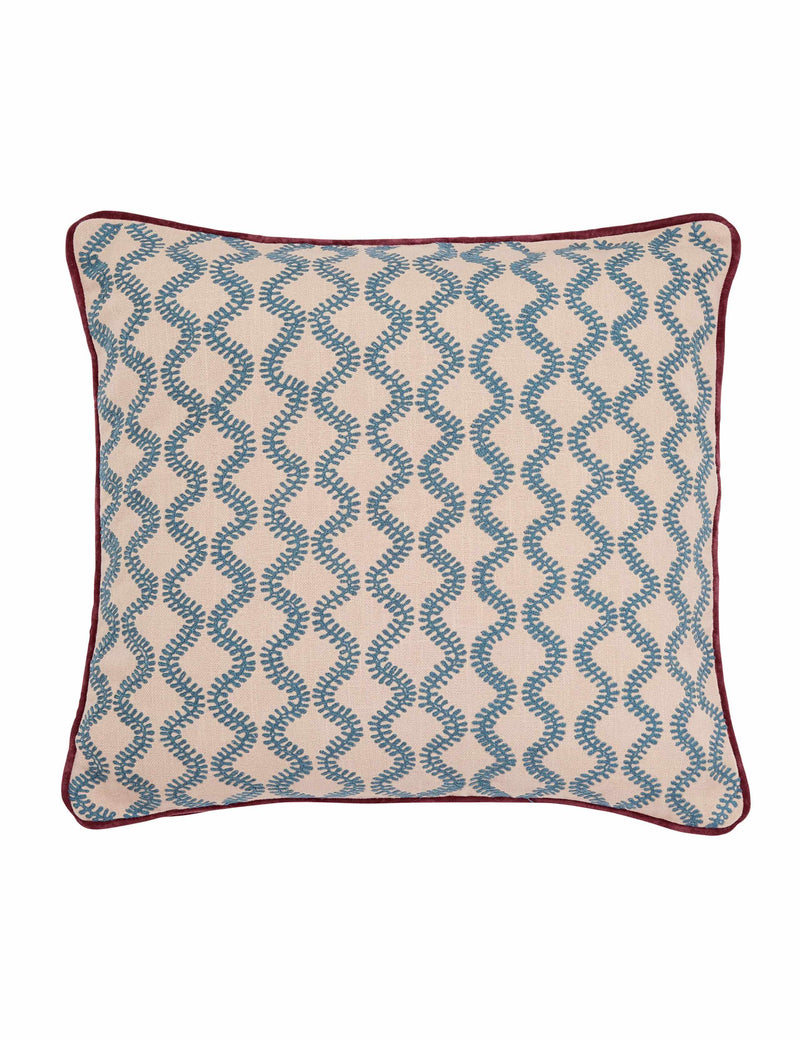 Bedeck Elinor multi square cushion 50cm - British product