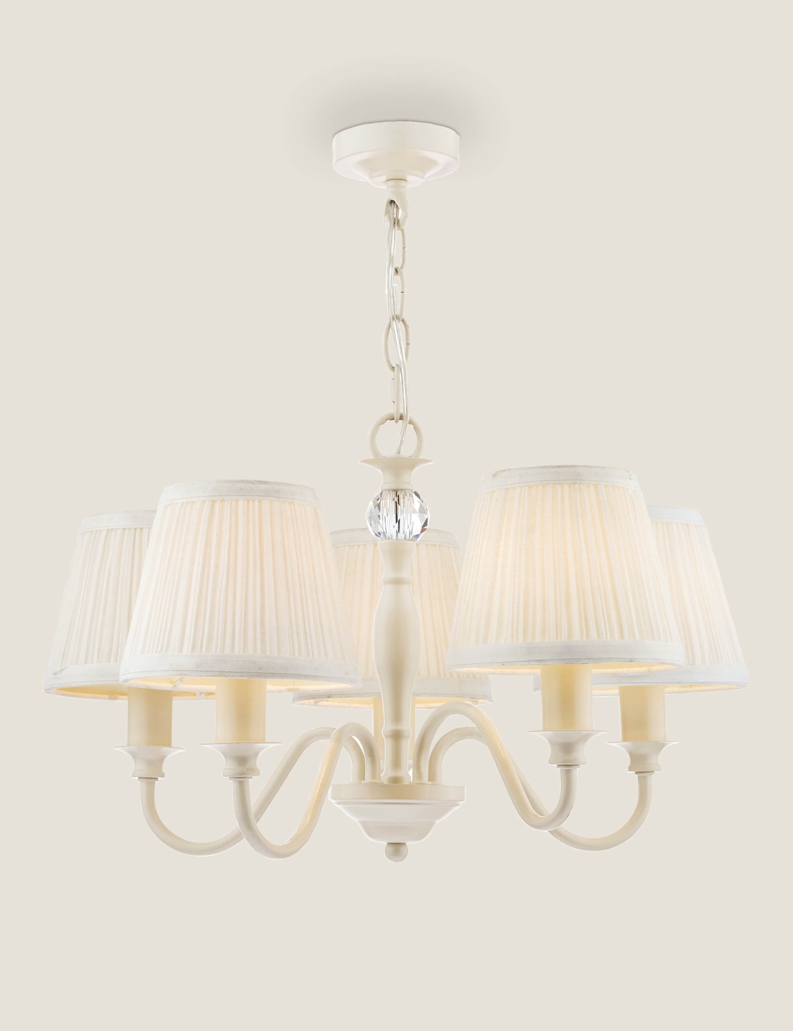 Laura Ashley Ellis five arm pendant light 48cm, UK version