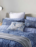 Bedeck of Belfast Ellis Floral square cushion 50cm, imported from the UK
