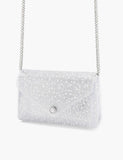 Carvela embellished chain strap clutch bag, imported from the UK