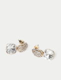 M&S embellished crystal mini drop earrings, UK version