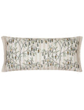 Sanderson embroidered Chinese lanterns scatter cushion (British brand)