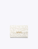 Carvela embroidered daisy chain strap clutch bag, imported from the UK