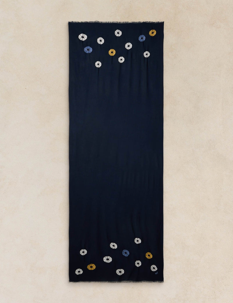 White Stuff embroidered scarf - British product