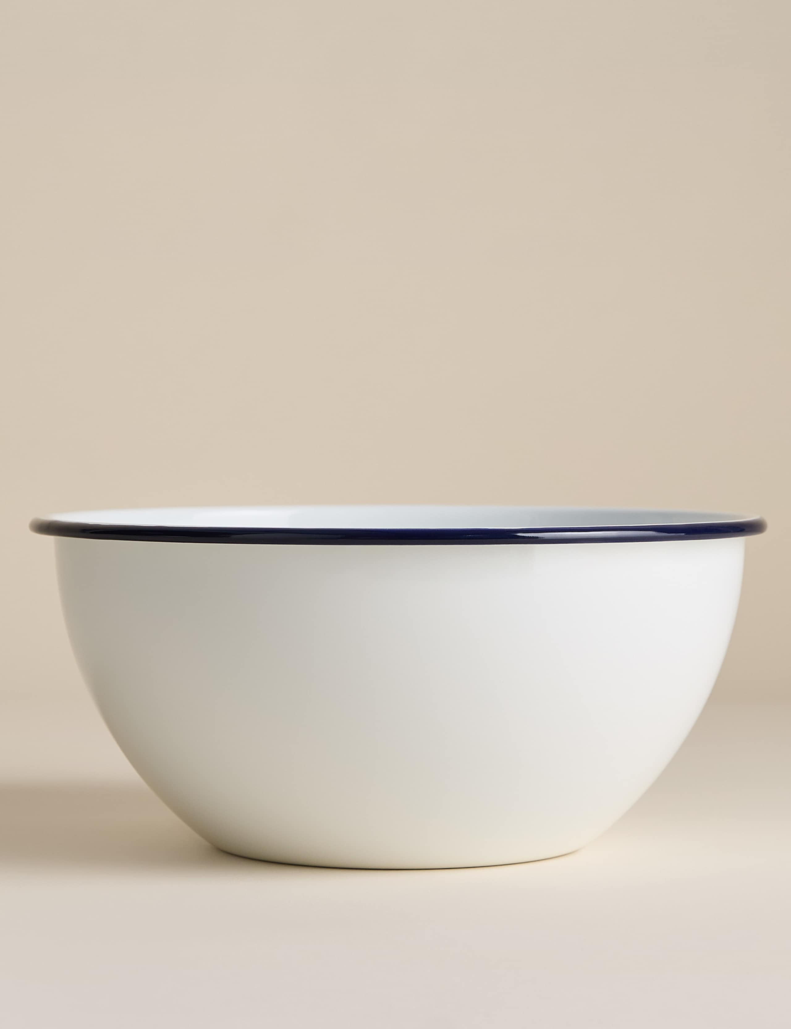 Enamel 24cm mixing bowl - British product