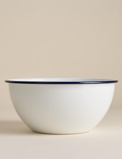 M&S Enamel 24cm Large Mixing Bowl- Buy online at McGrocer