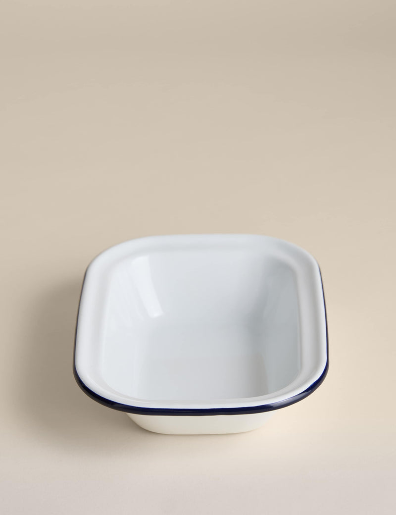 Enamel pie dish 24cm - British product