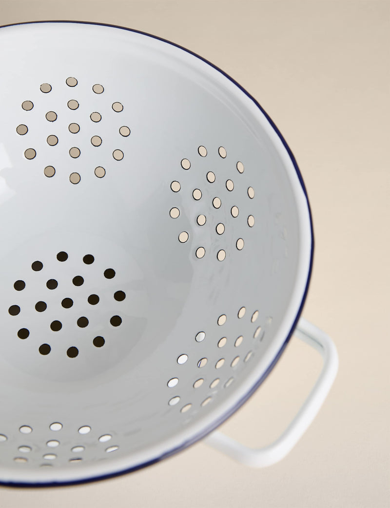 Enamel colander 24 cm - British product