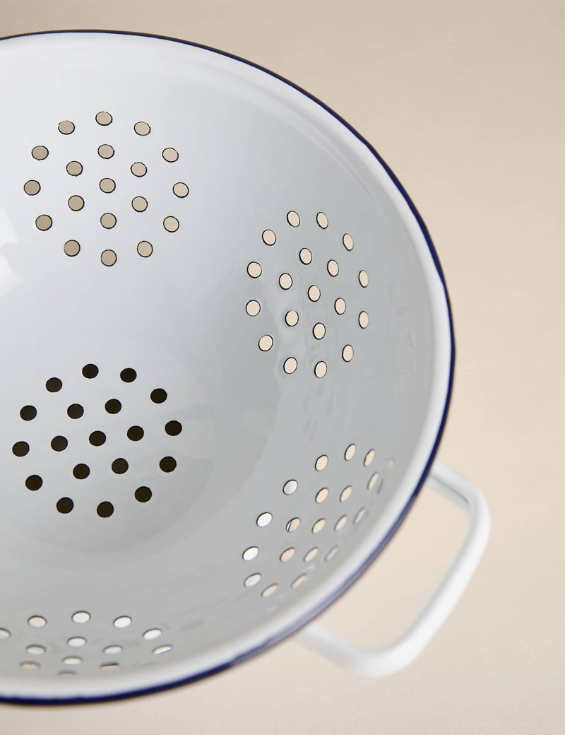 Enamel colander 24 cm - British product