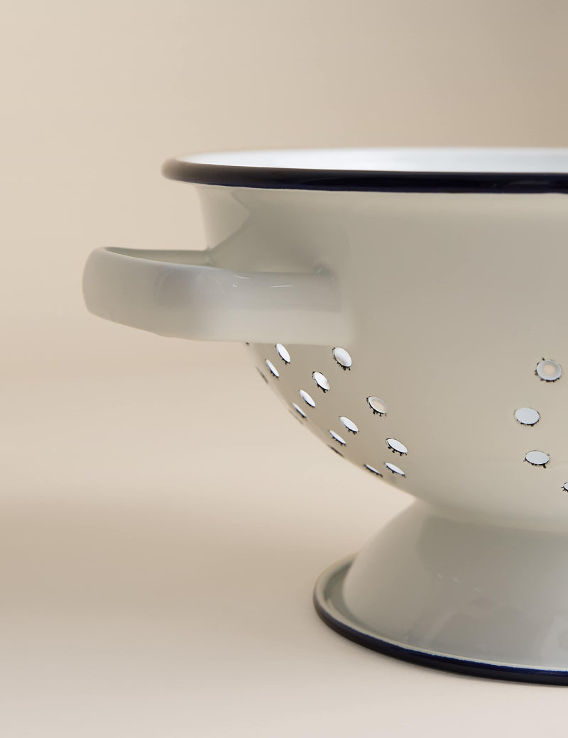 Enamel colander 24 cm - British product