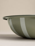 M&S enamel striped serving bowl stoneware - British brand