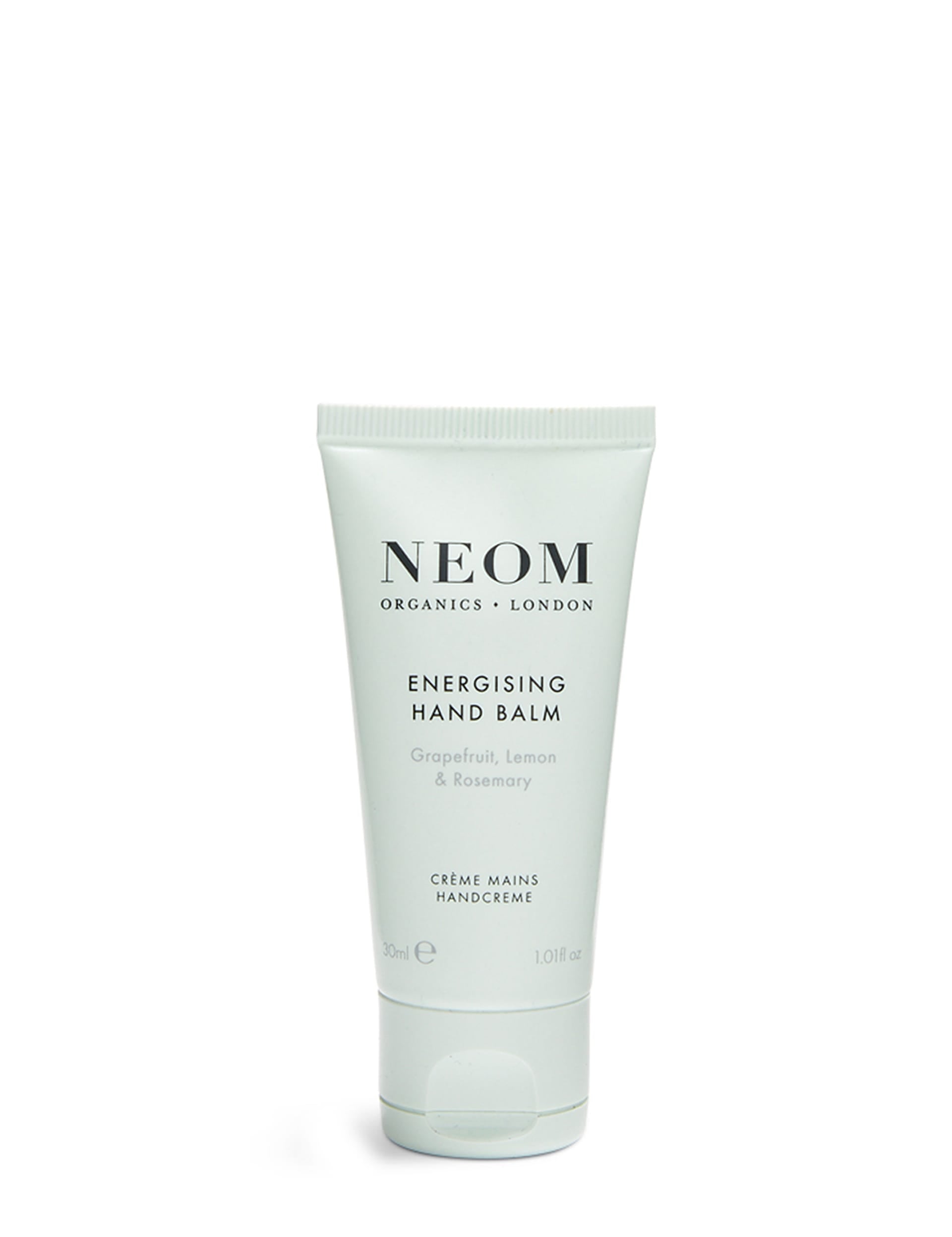 NEOM energising hand balm with grapefruit and rosemary, 30ml - British product