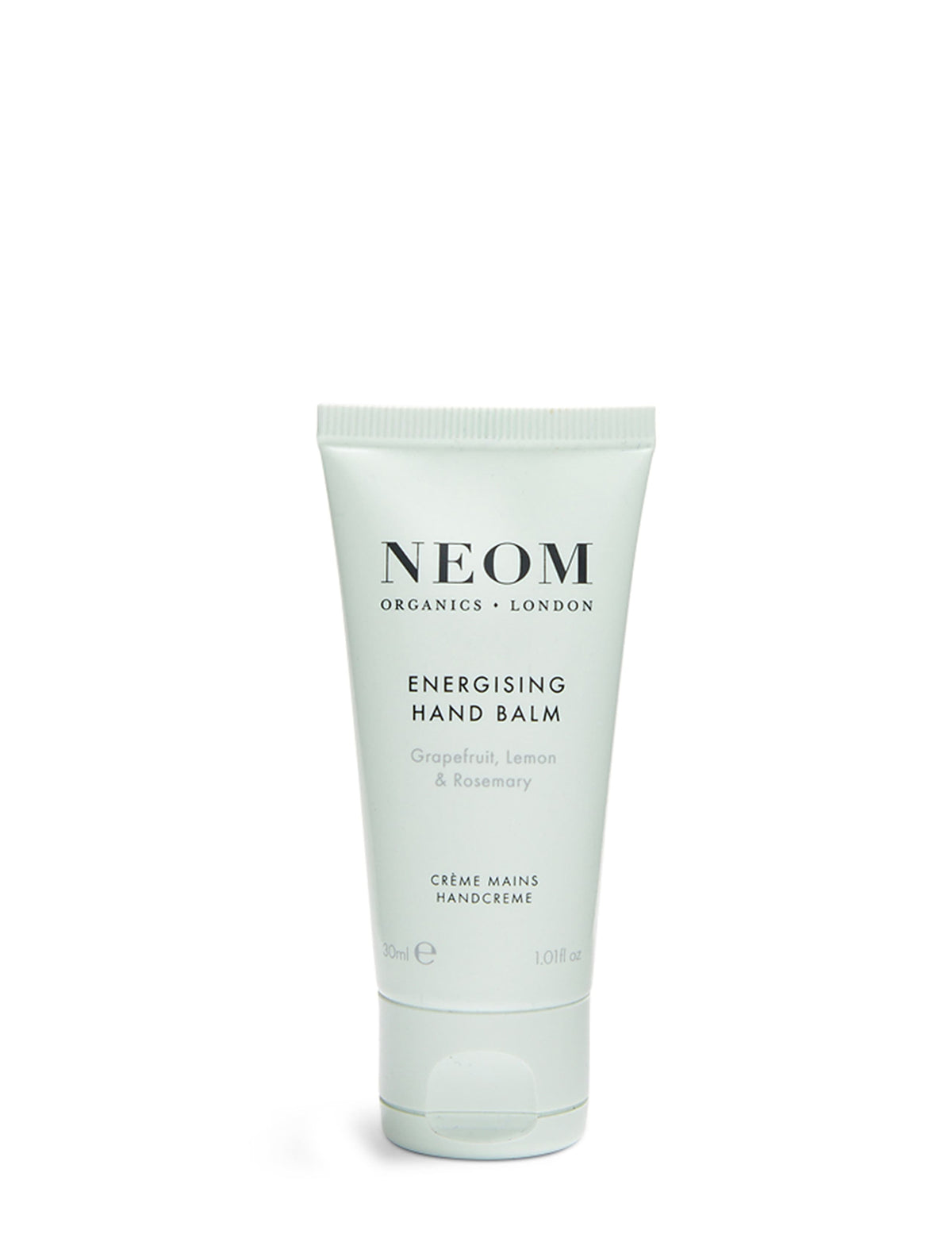 NEOM energising hand balm with grapefruit and rosemary, 30ml - British product