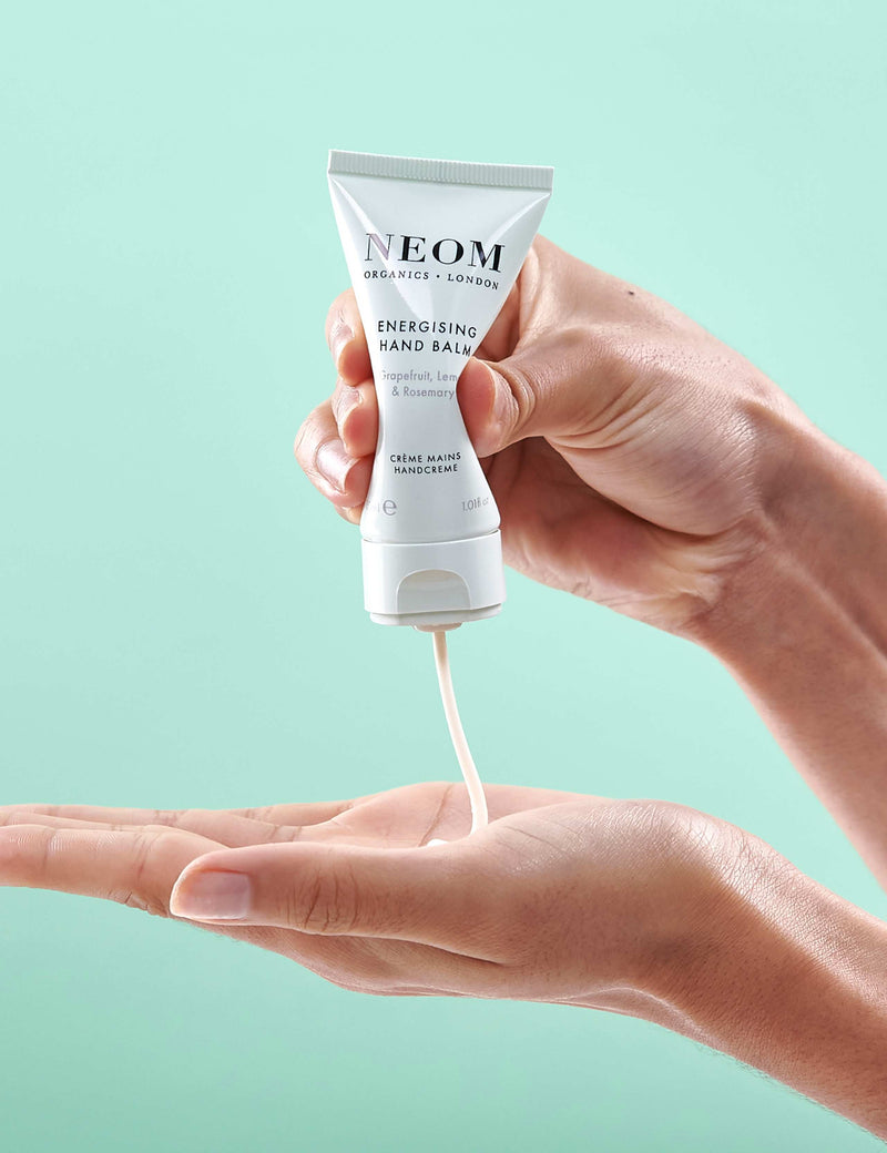 NEOM energising hand balm with grapefruit and rosemary, 30ml - British product