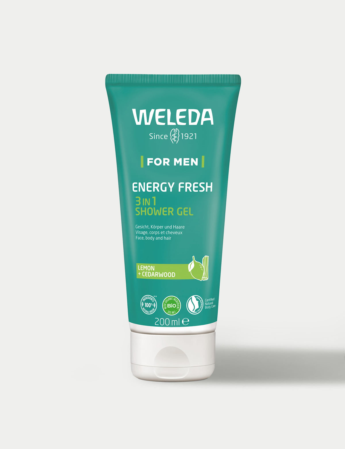 Weleda Energy Fresh shower gel cedarwood lemon 200 ml - British product