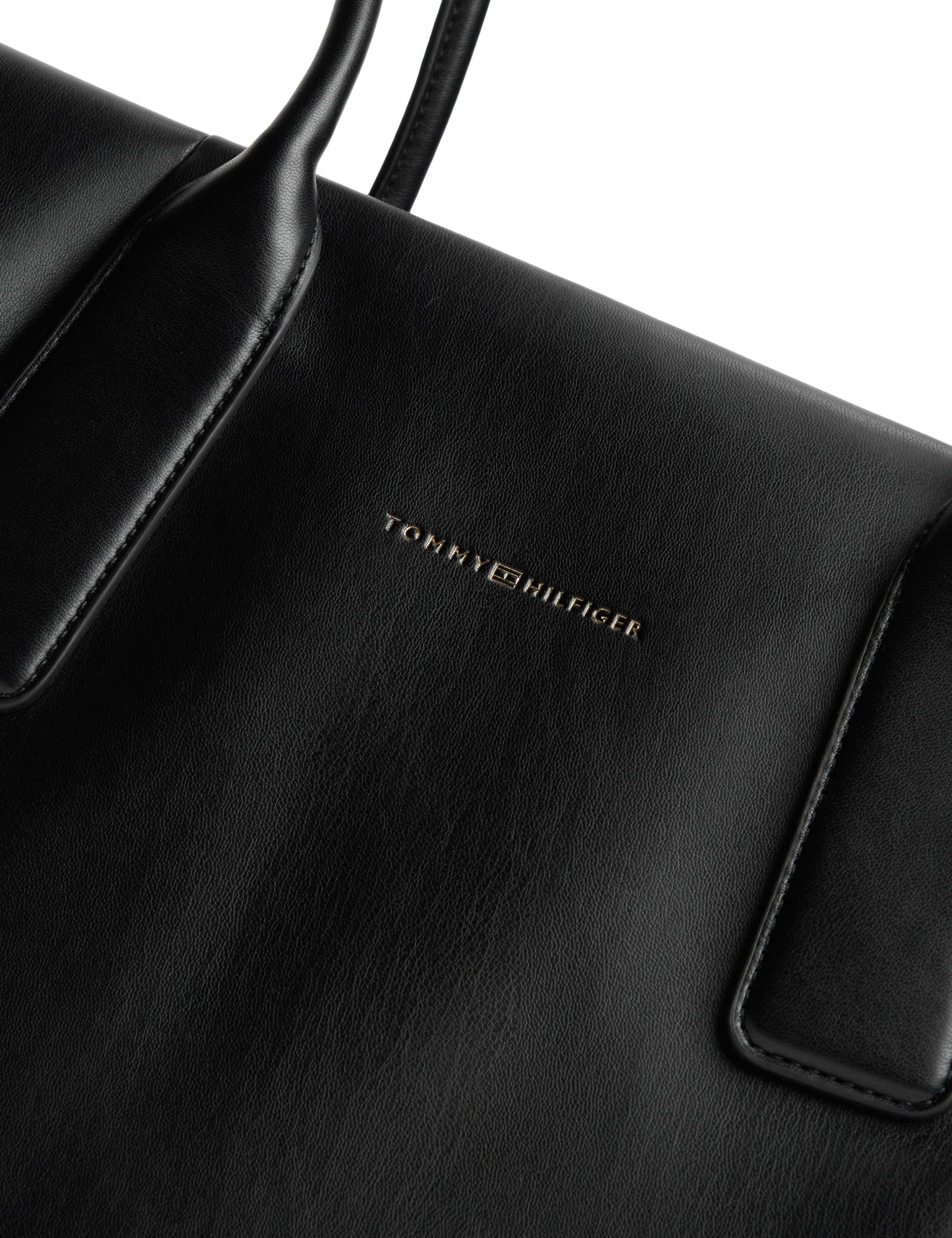 Tommy Hilfiger essential faux leather tote bag (British brand)