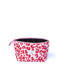 The Flat Lay Co. Essential Makeup Pouch Pink Leopard, UK version