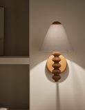 Evelyn Wood bobbin wall light (British brand)