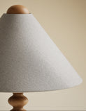 Evelyn wooden bobbin table lamp 50.5cm - British product