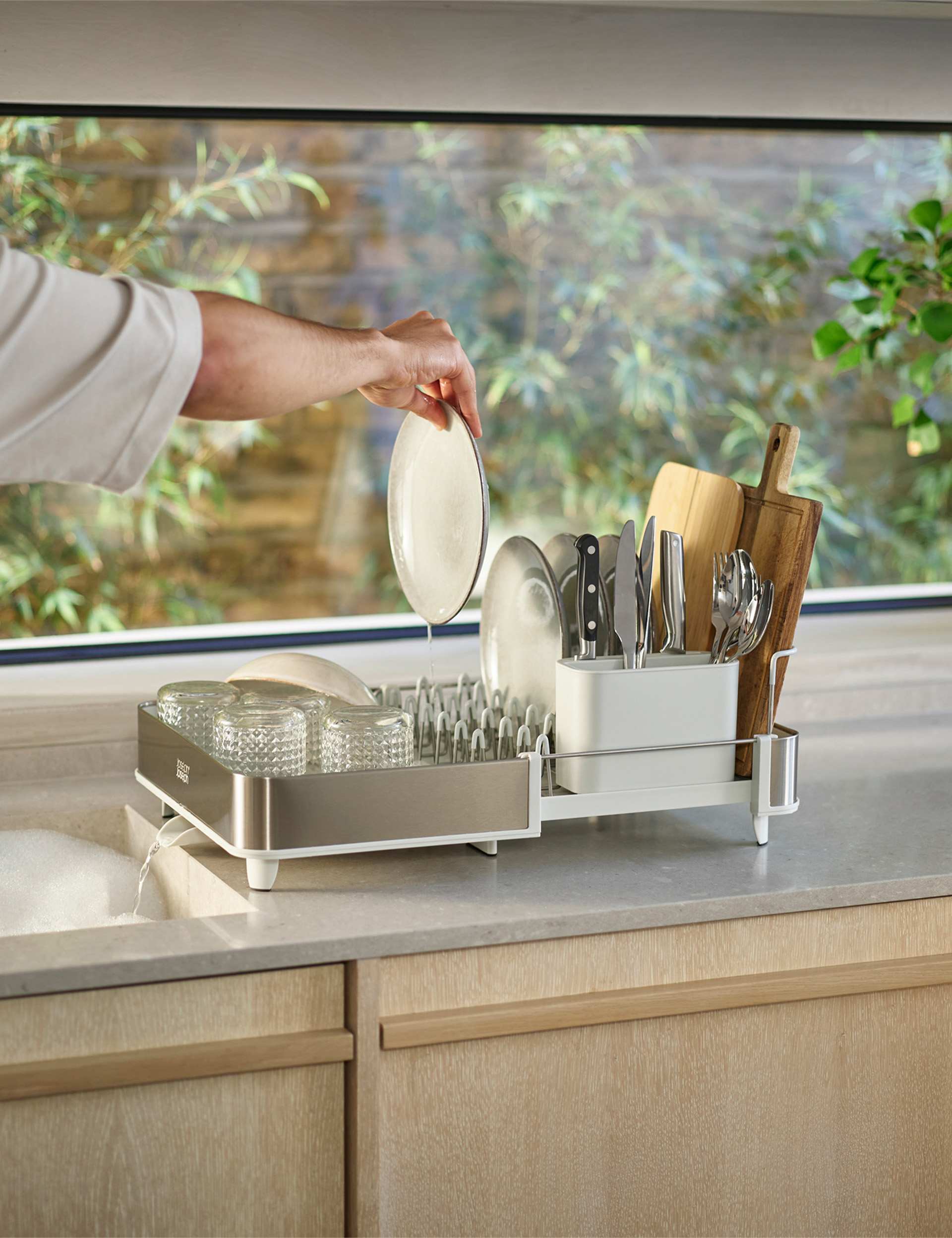 Joseph Joseph expandable dish drying rack, UK version