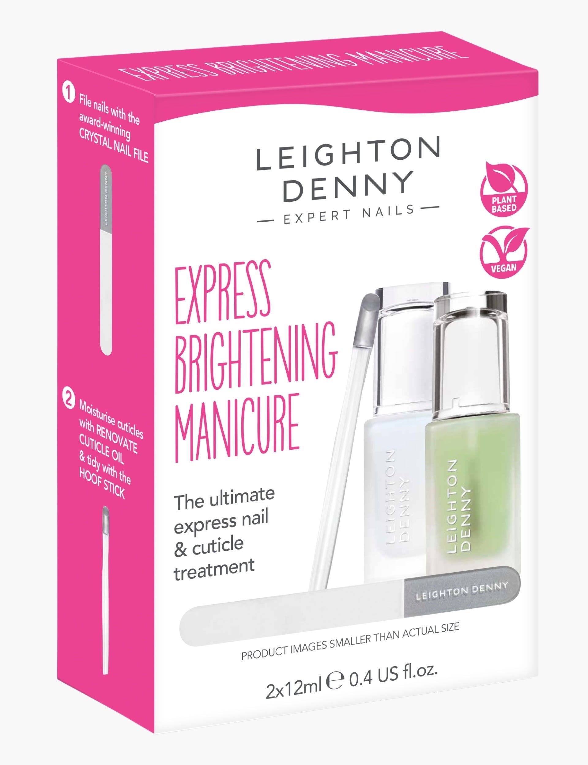 Leighton Denny Express Brightening Manicure Set - British product