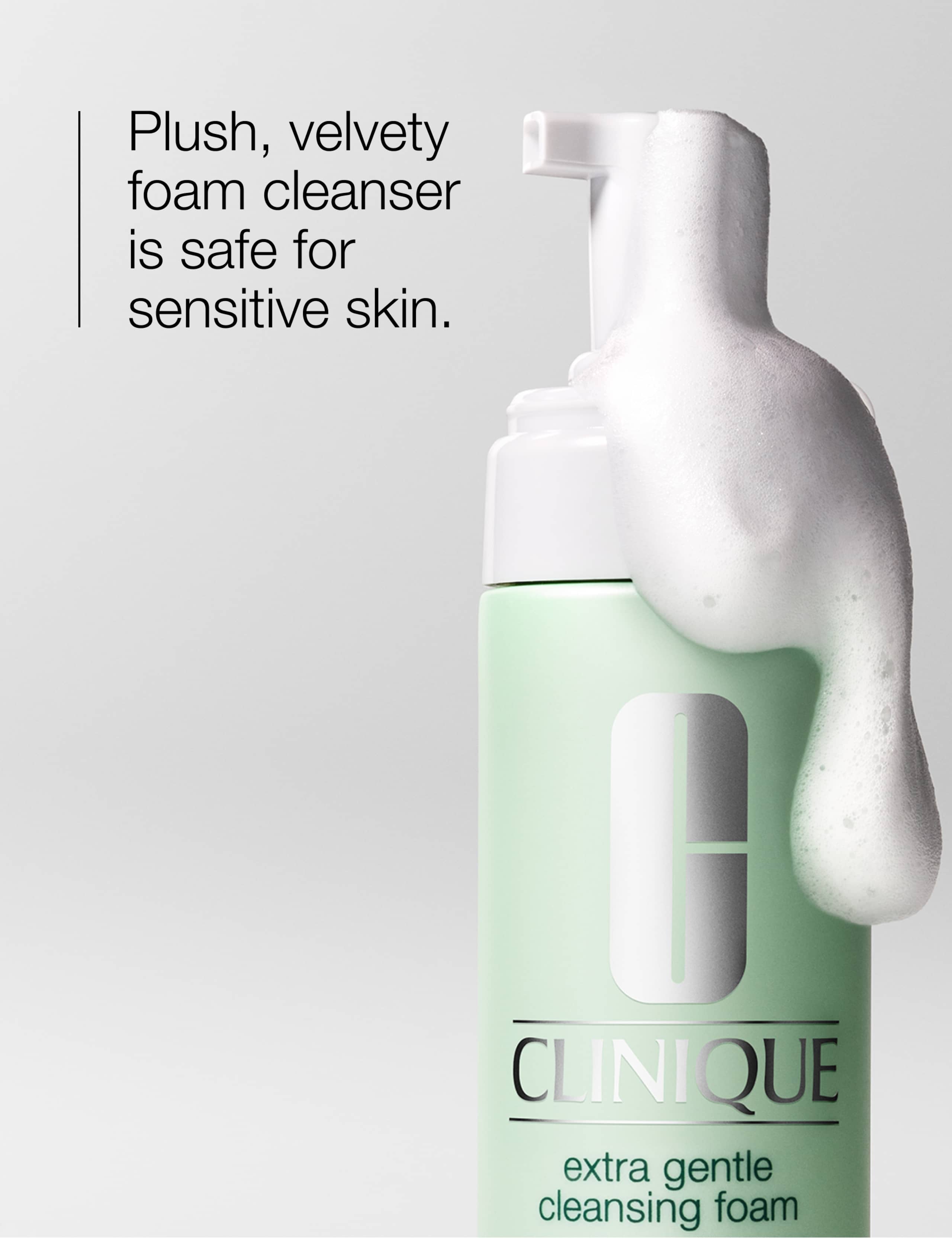 Clinique extra gentle cleansing foam 125ml (British brand)