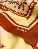 Jaeger extra large silk blend patterned scarf 130cm (British brand)