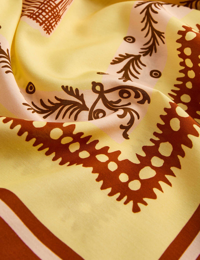 Jaeger extra large silk blend patterned scarf 130cm (British brand)