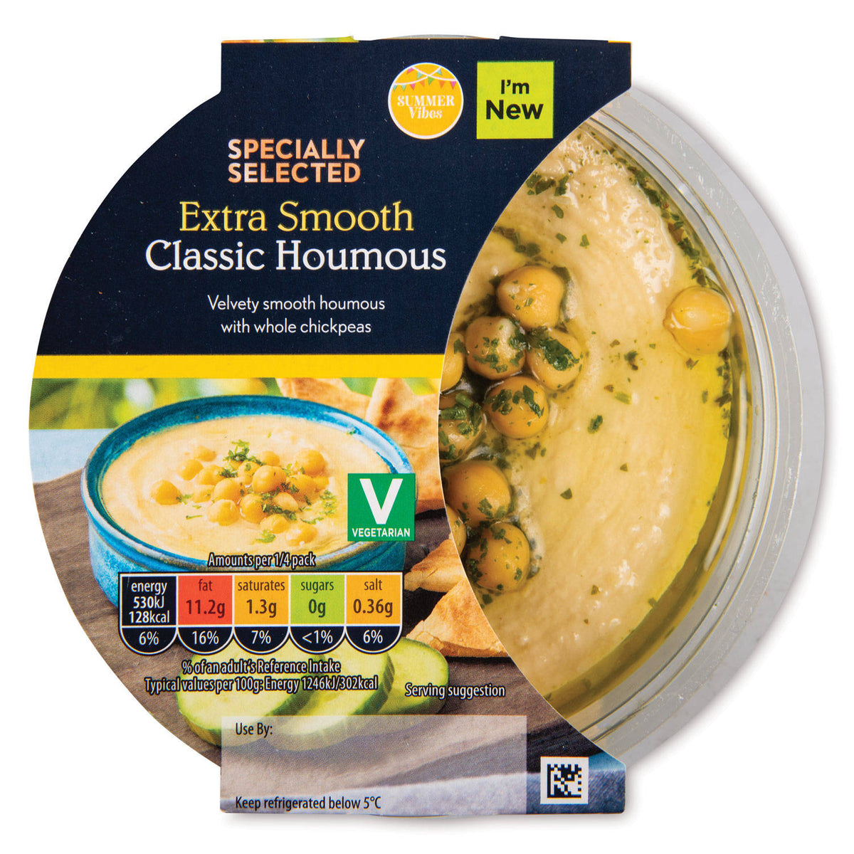 Creamy Extra Smooth Classic Houmous dip, UK version