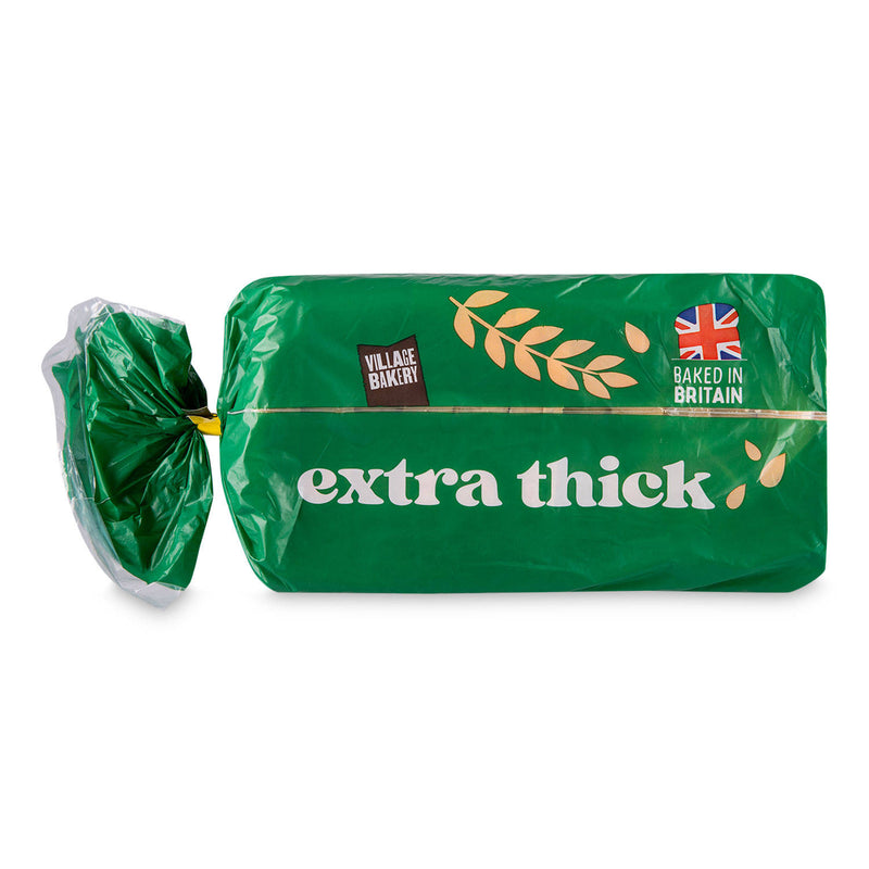 Extra thick white sliced loaf (British brand)