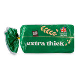 Extra thick white sliced loaf (British brand)