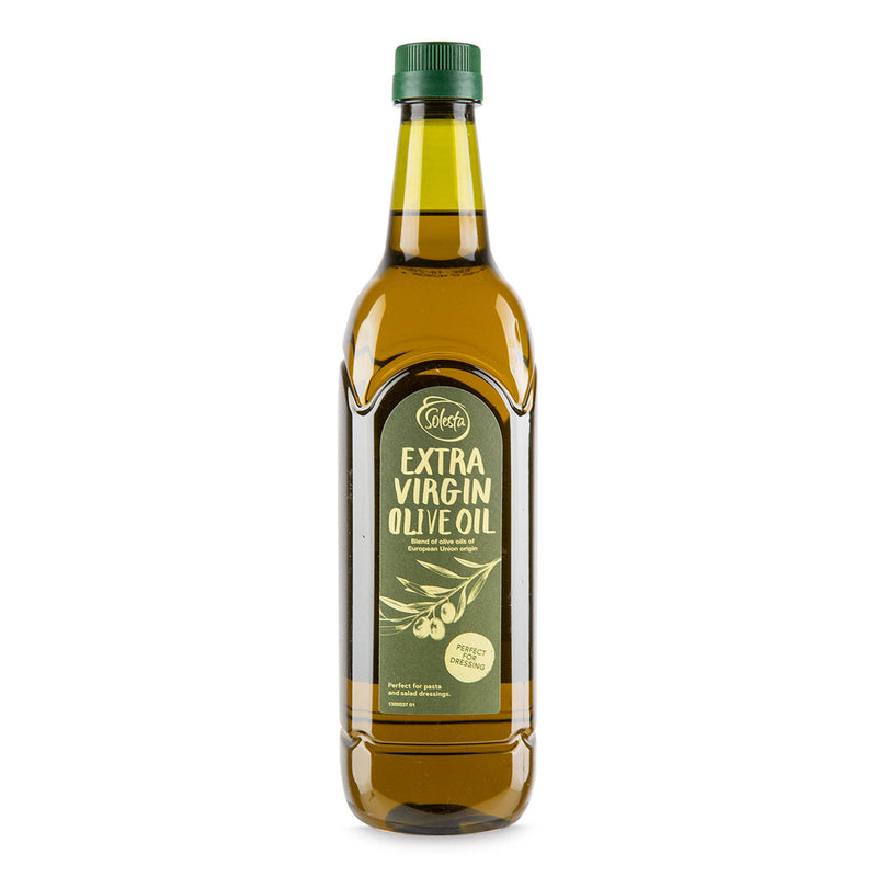 Extra virgin olive oil, free from nuts and peanuts (British brand)