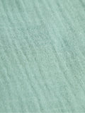 JoJo Maman Bébé green muslin frill bib, UK version