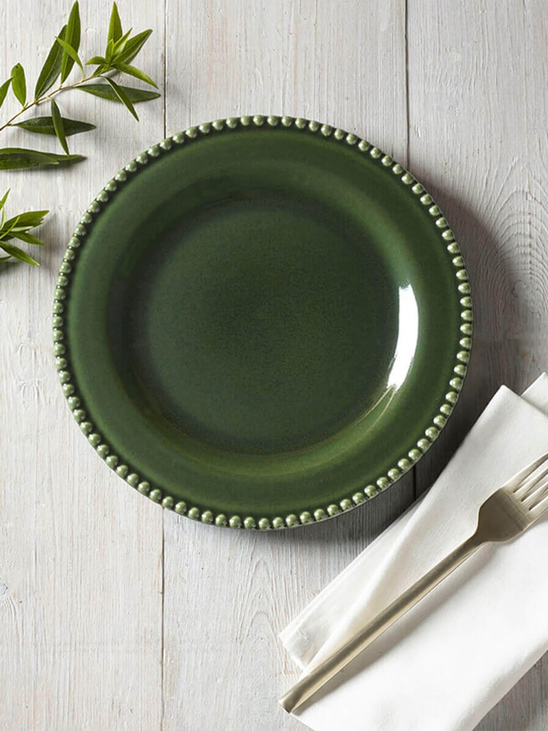 MM Living green bobble side plates set of 4, imported from the UK