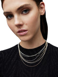 AllSaints gold tone mixed layered necklace - British product