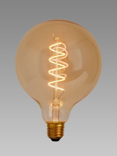 Next LED Retro Spiral Globe Light Bulb ES 4W 125mm- Buy online at McGrocer