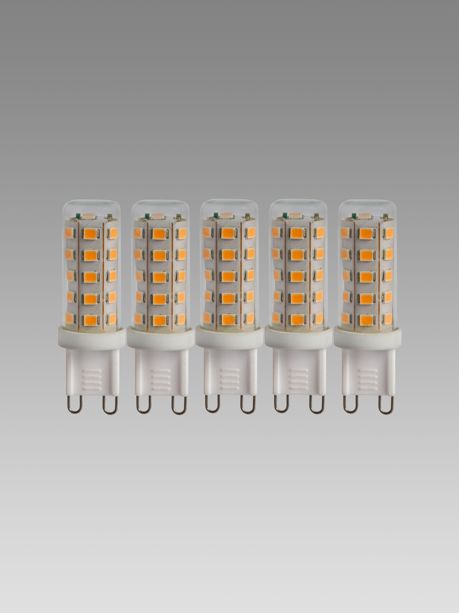 G9 LED light bulbs 3W dimmable 5 pack - British product