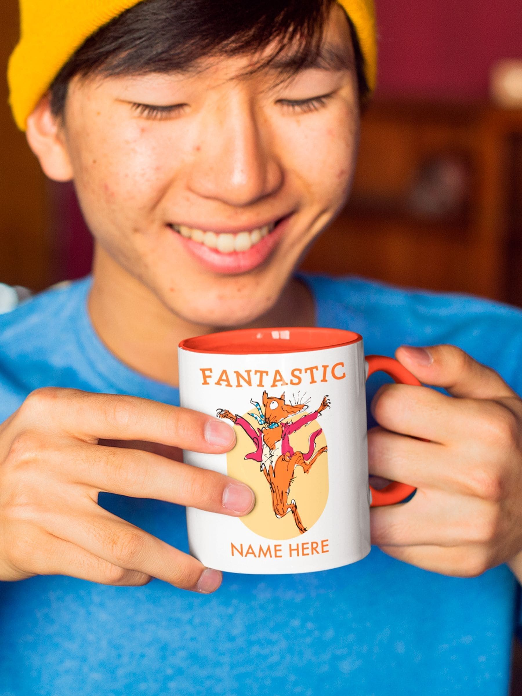 Star Editions Fantastic Mr Fox Personalised Coloured Mug 11oz - British product