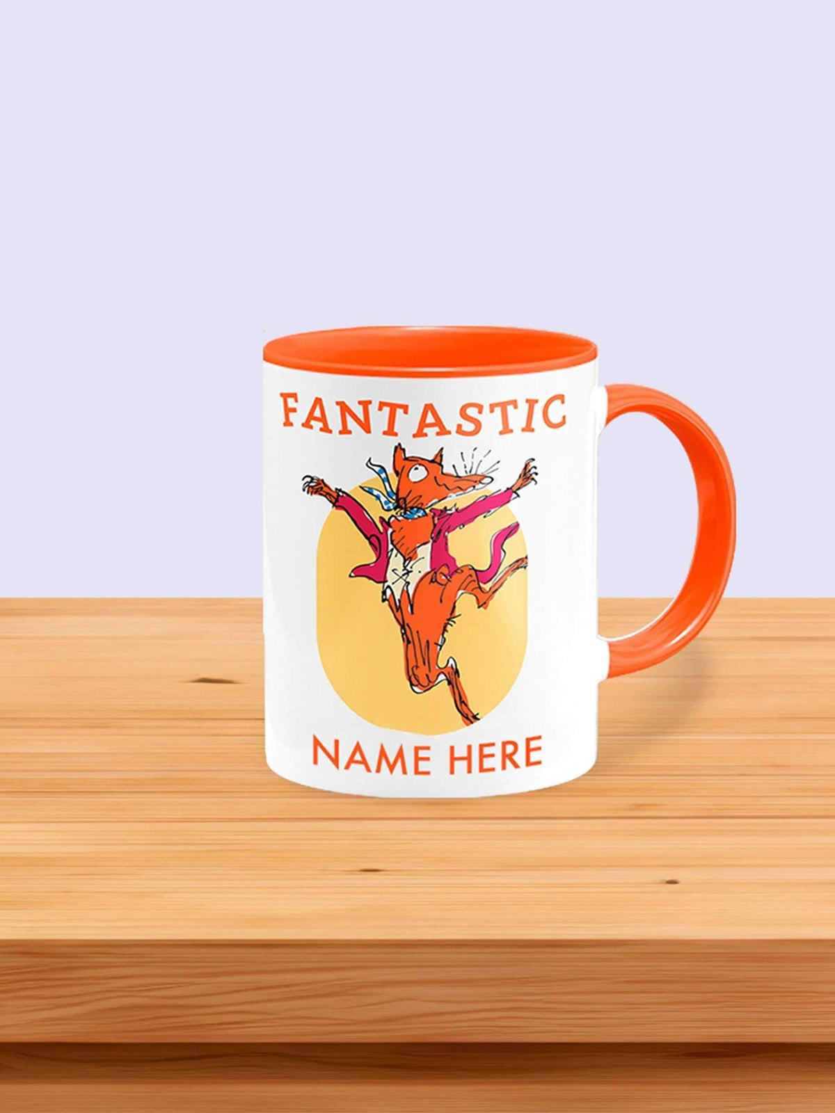 Star Editions Fantastic Mr Fox Personalised Coloured Mug 11oz - British product