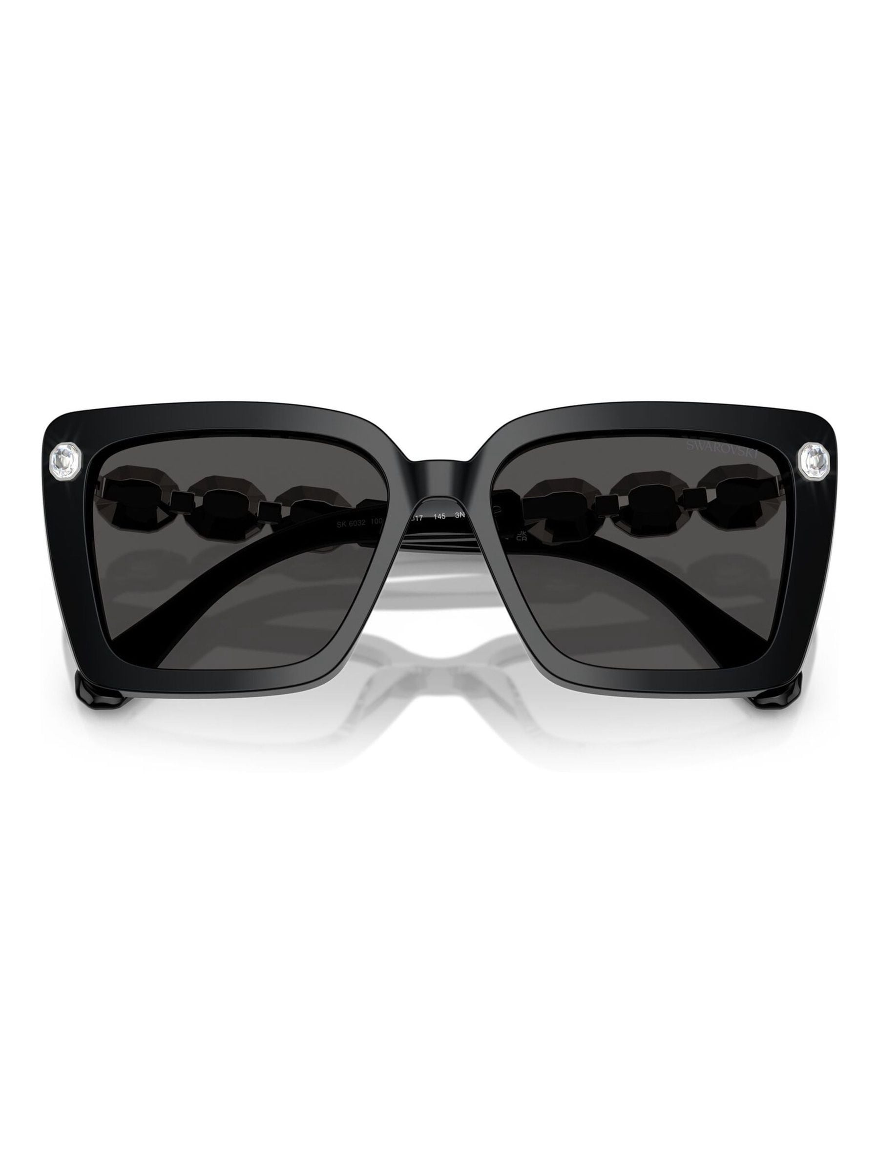 Swarovski black square sunglasses, imported from the UK