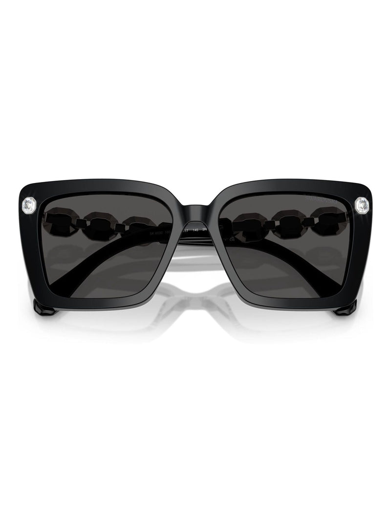 Swarovski black square sunglasses, imported from the UK
