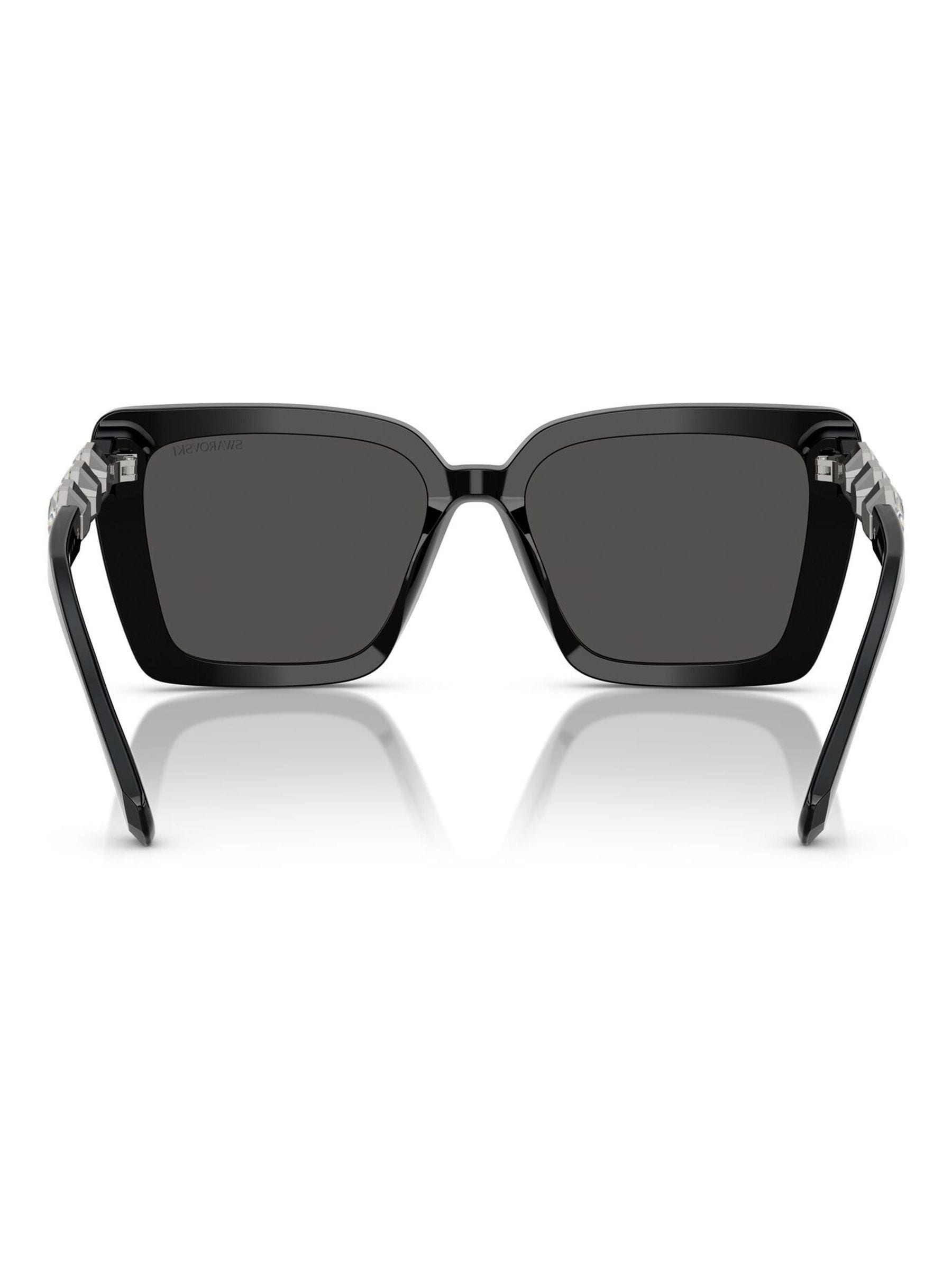Swarovski black square sunglasses, imported from the UK