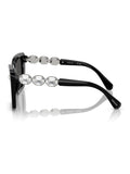 Swarovski black square sunglasses, imported from the UK