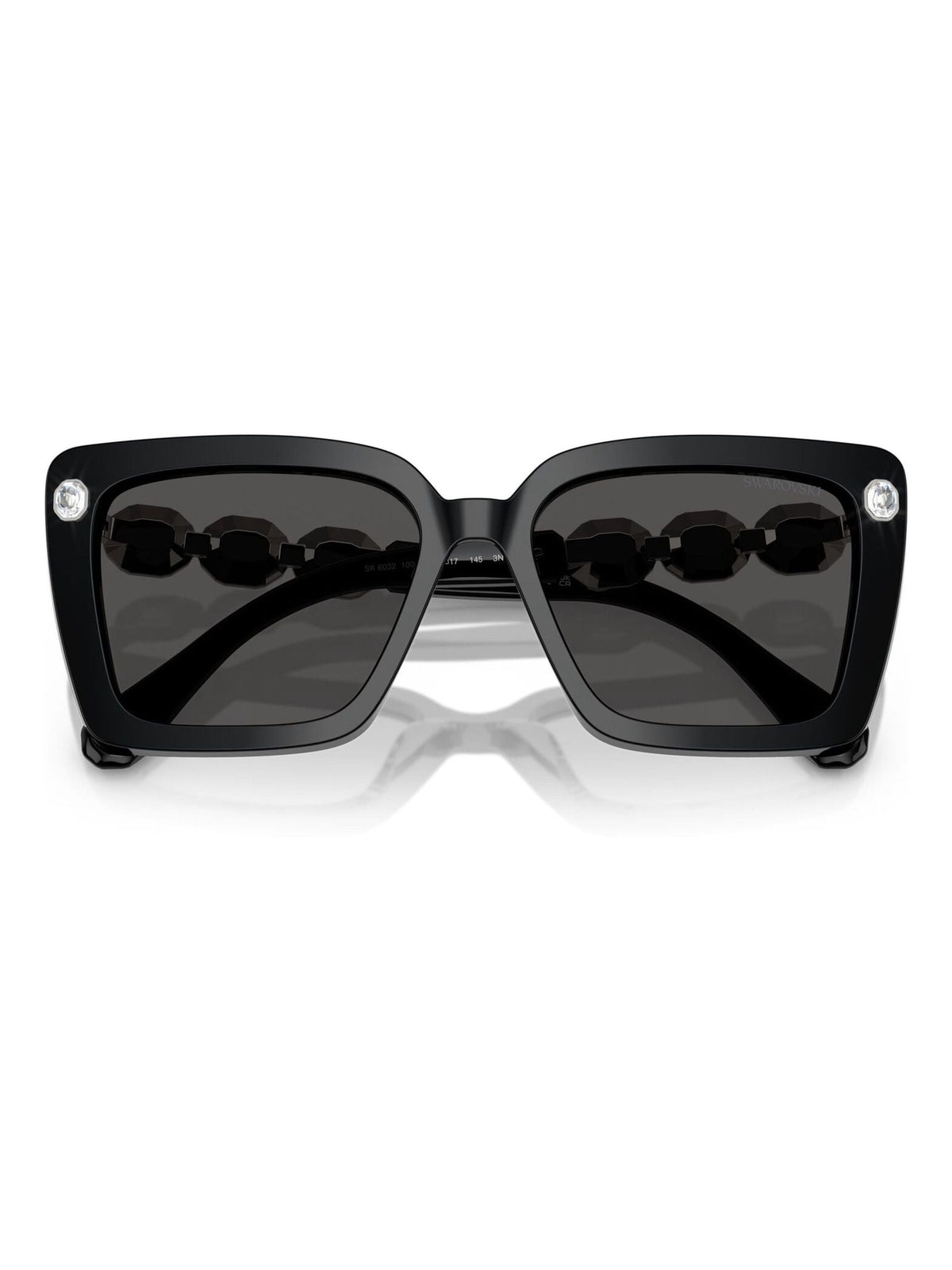 Swarovski black square sunglasses, imported from the UK