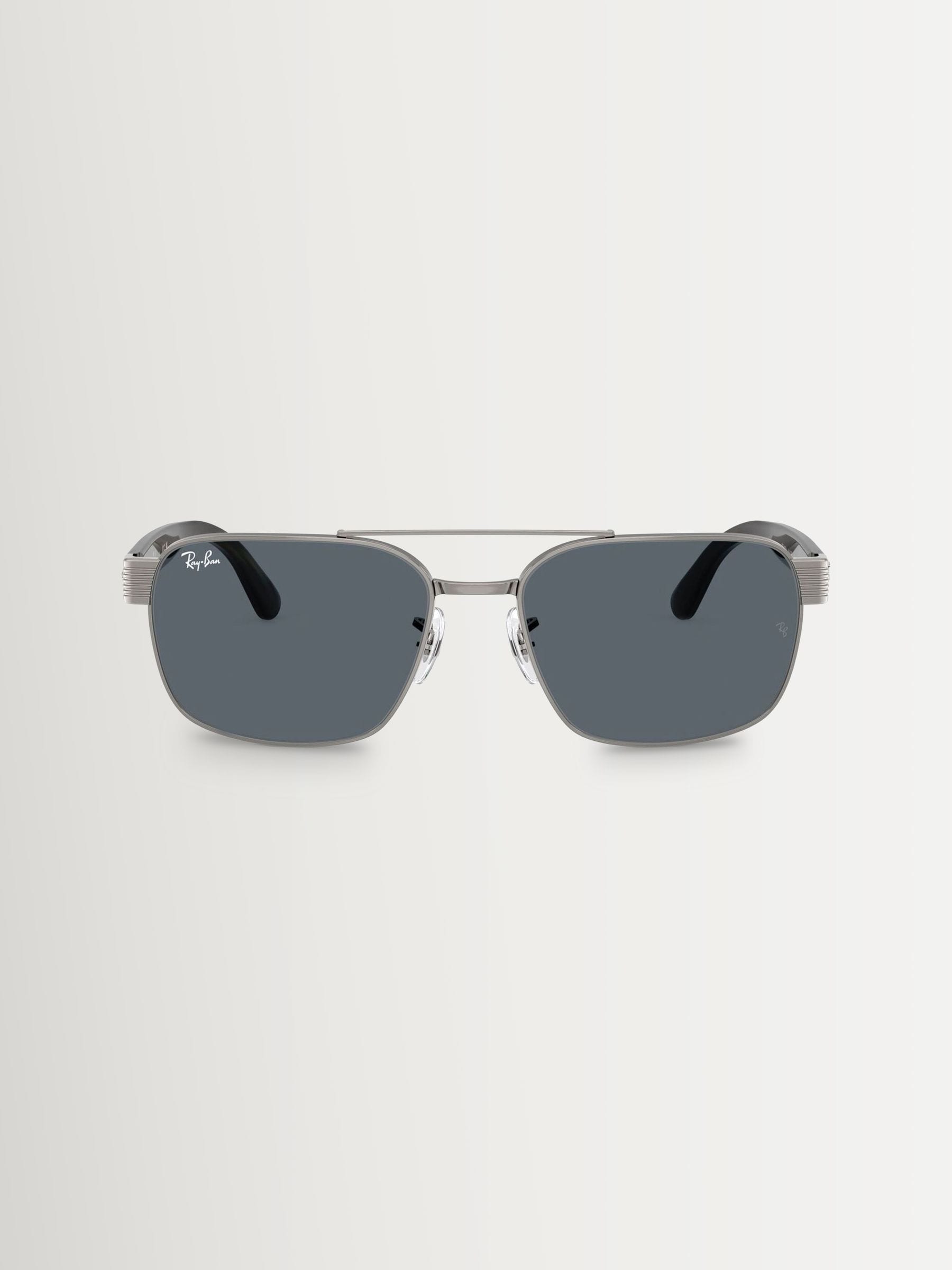 Ray-Ban RB3751 square blue sunglasses, imported from the UK