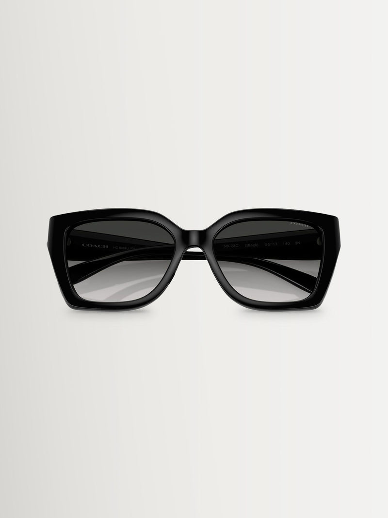 Coach black square sunglasses HC8408U - British product
